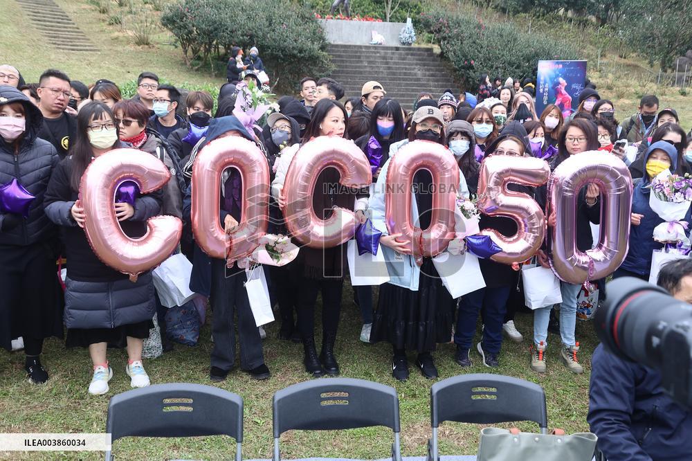 CoCo Lee Statue Unveiling Ceremony in Taipei