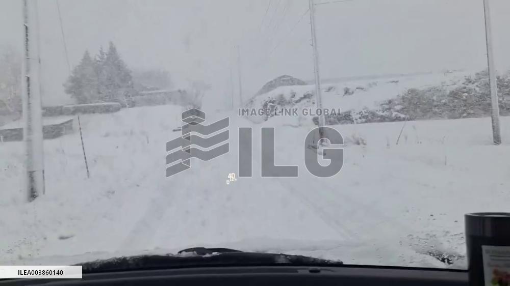 Japan: Intense Snowfall Causes Significant Snow Accumulation In Northern Prefectures
