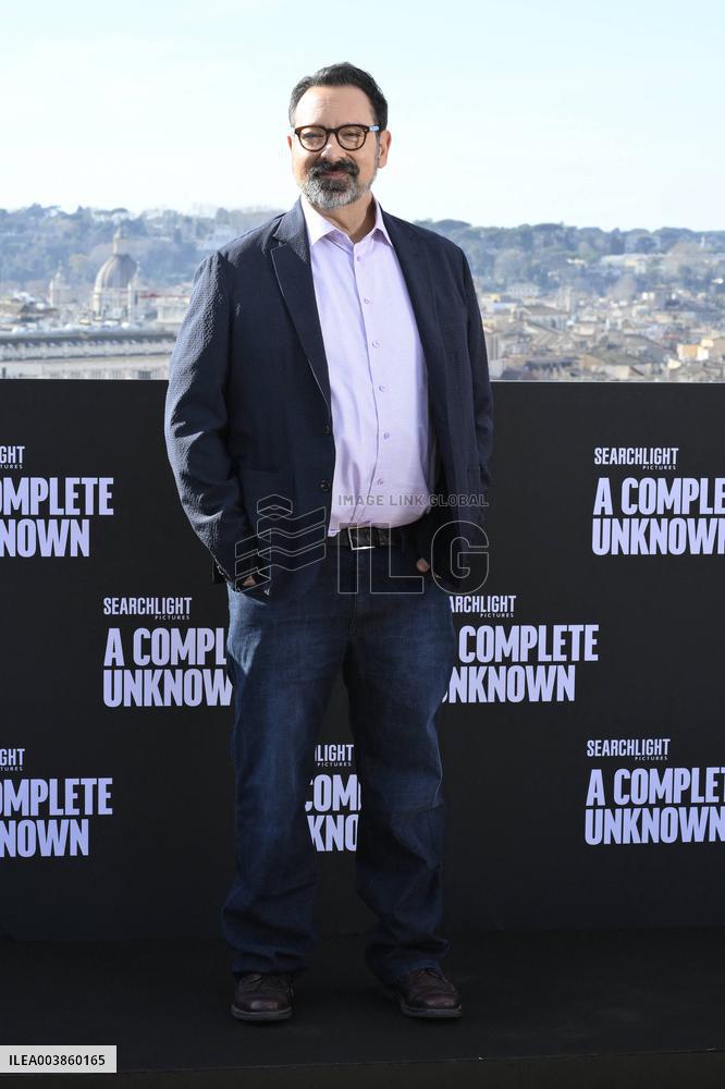 A Complete Unknown Photocall - Rome