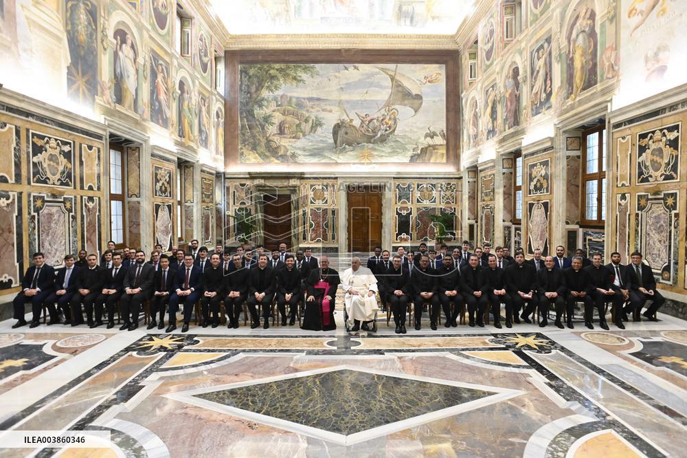 Pope Francis In Private Audience - Vatican
