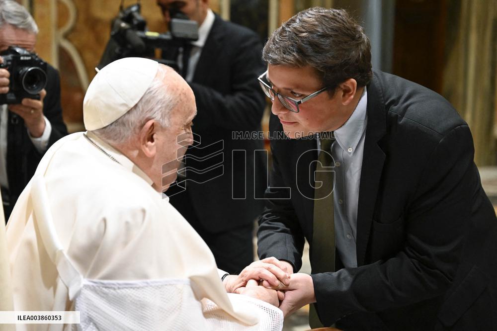 Pope Francis In Private Audience - Vatican