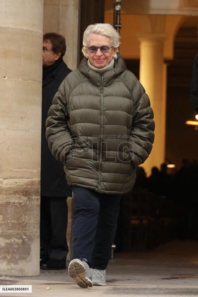 Jean-Luc Petitrenaud Funeral - Paris