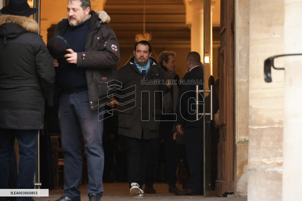 Jean-Luc Petitrenaud Funeral - Paris