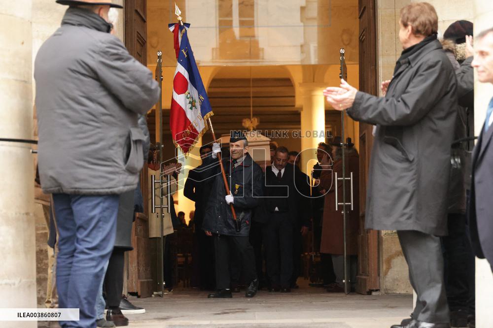 Jean-Luc Petitrenaud Funeral - Paris