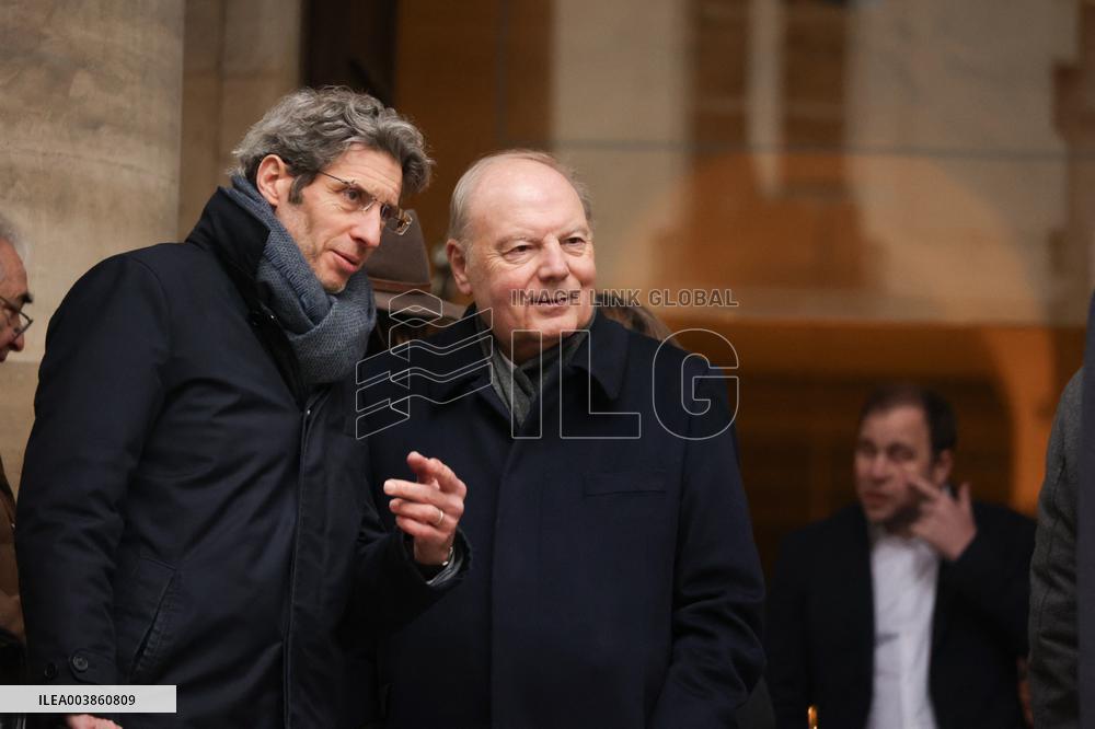 Jean-Luc Petitrenaud Funeral - Paris