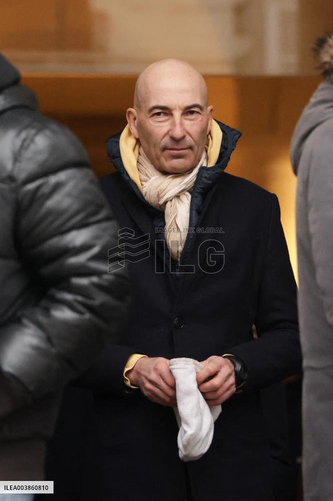 Jean-Luc Petitrenaud Funeral - Paris