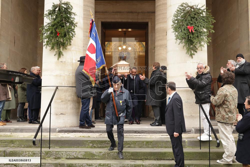 Jean-Luc Petitrenaud Funeral - Paris