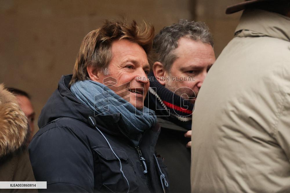 Jean-Luc Petitrenaud Funeral - Paris