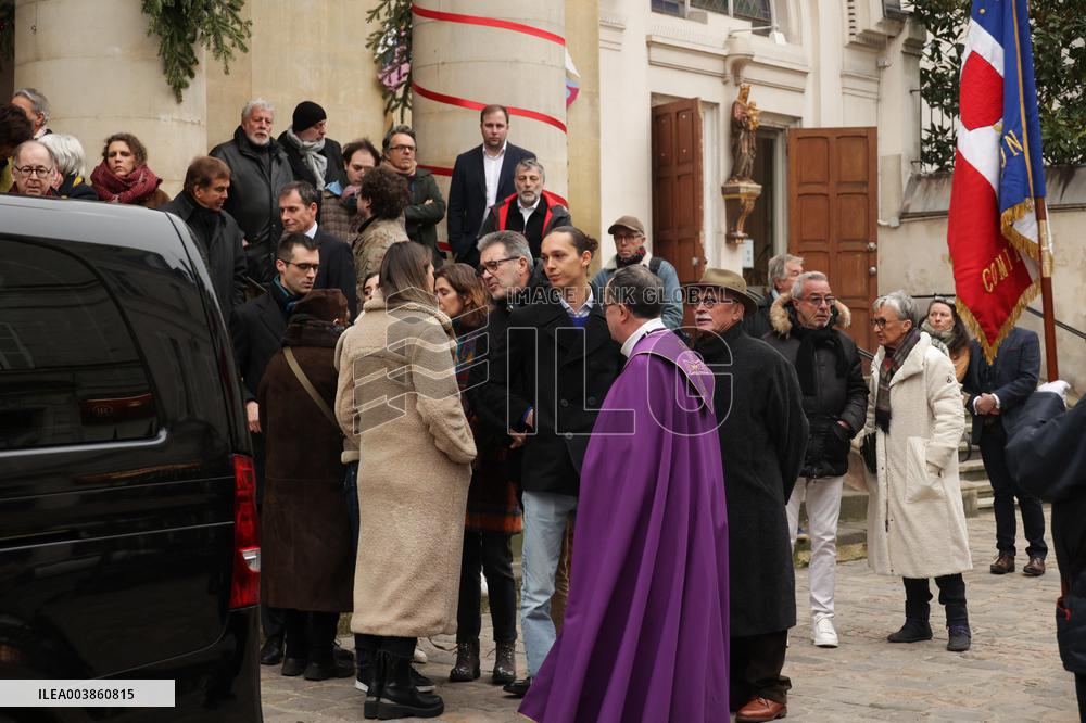 Jean-Luc Petitrenaud Funeral - Paris