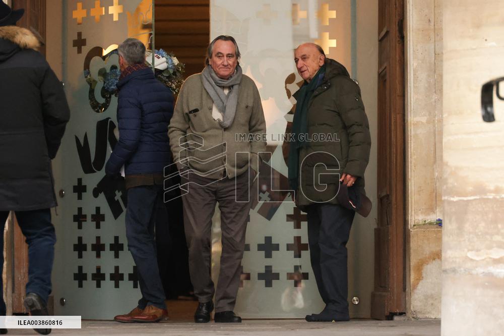 Jean-Luc Petitrenaud Funeral - Paris