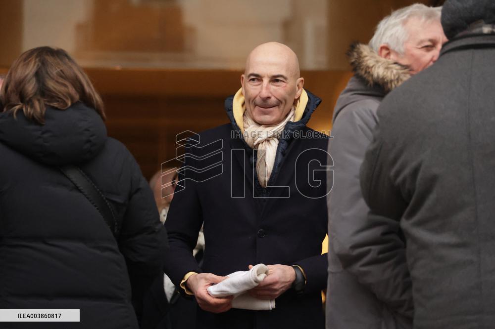 Jean-Luc Petitrenaud Funeral - Paris