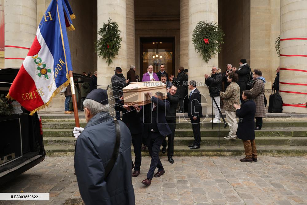 Jean-Luc Petitrenaud Funeral - Paris