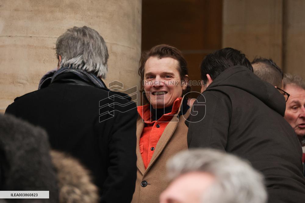 Jean-Luc Petitrenaud Funeral - Paris