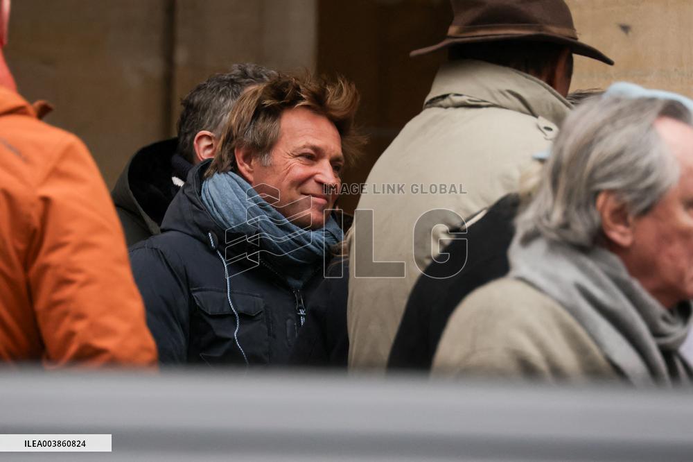 Jean-Luc Petitrenaud Funeral - Paris