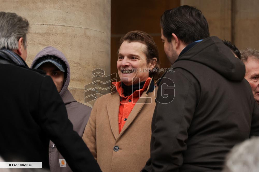 Jean-Luc Petitrenaud Funeral - Paris