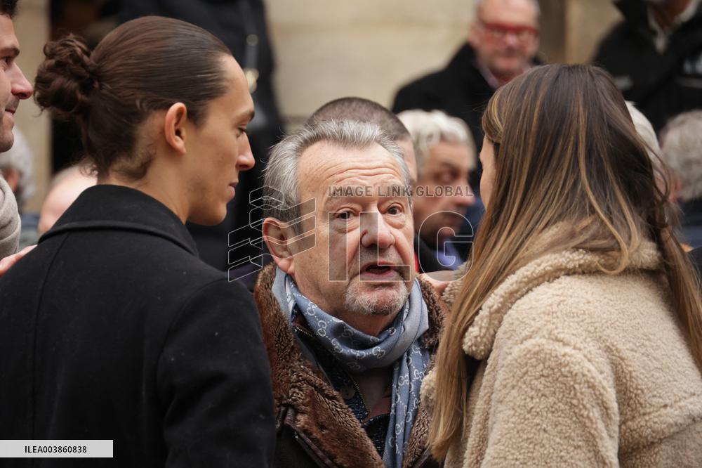 Jean-Luc Petitrenaud Funeral - Paris
