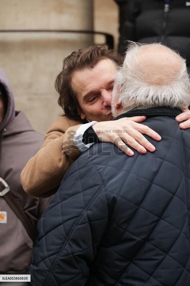 Jean-Luc Petitrenaud Funeral - Paris