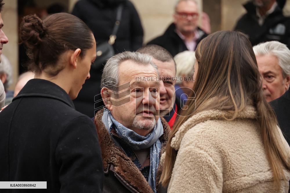 Jean-Luc Petitrenaud Funeral - Paris