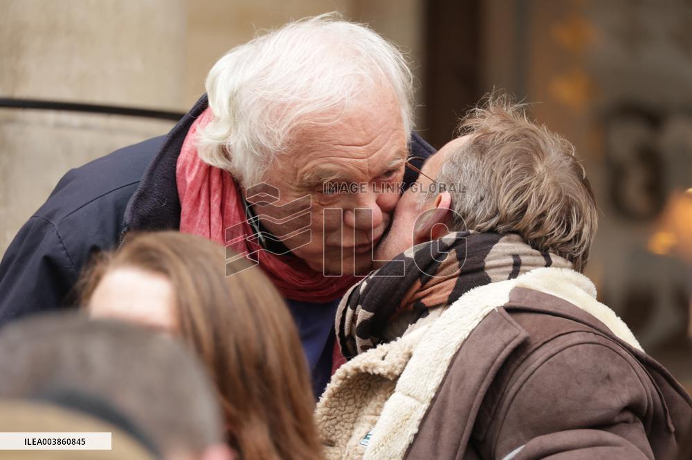 Jean-Luc Petitrenaud Funeral - Paris