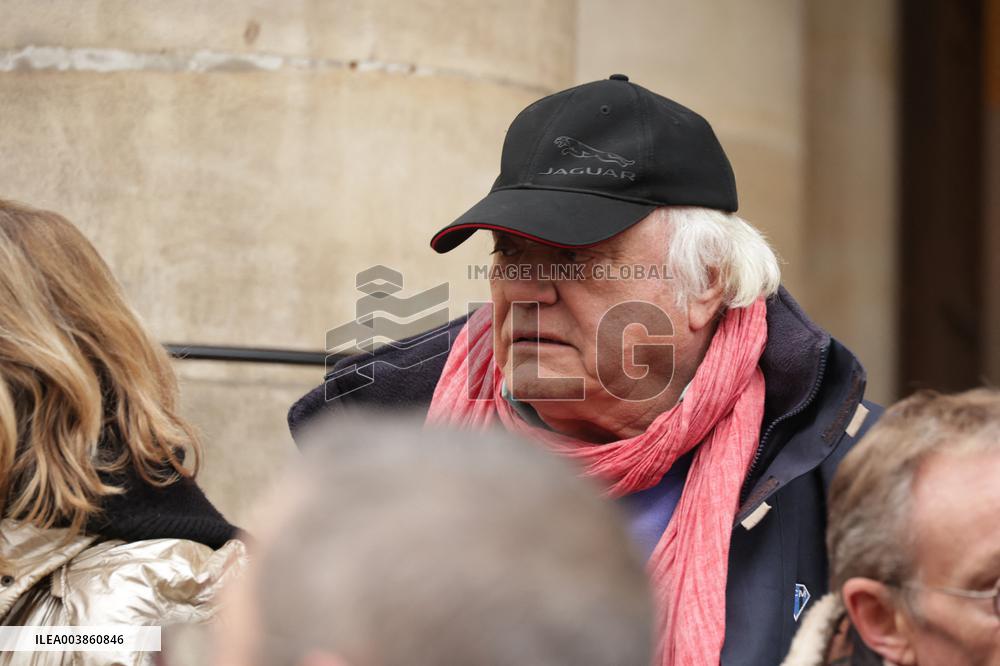 Jean-Luc Petitrenaud Funeral - Paris