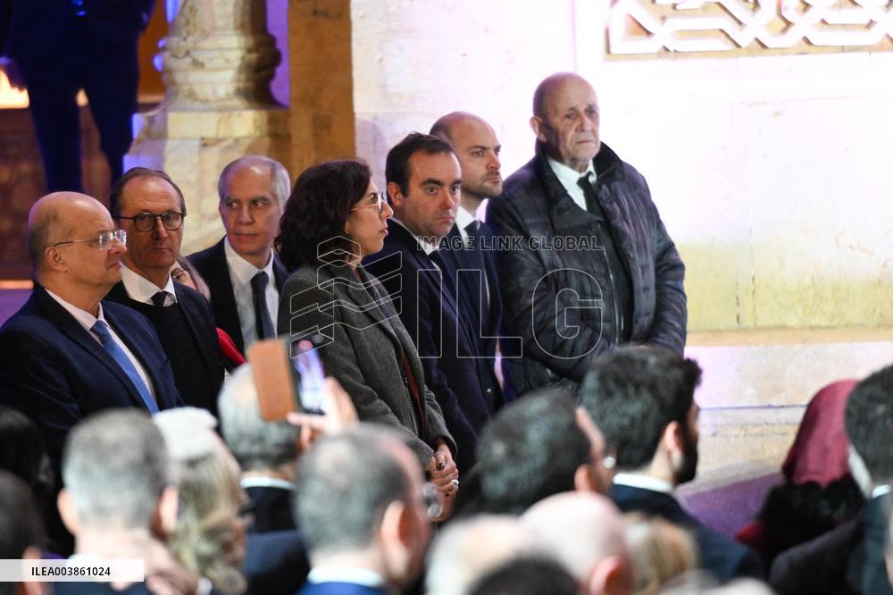 Macron Meets French Community - Beirut