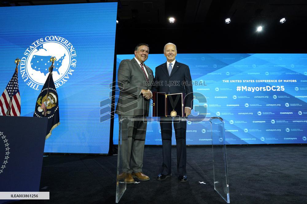 Joe Biden at Conference of Mayors - Washington