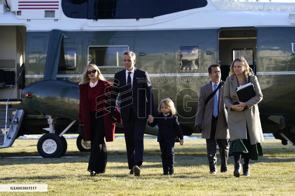 Joe Biden departs to Joint Base Andrews - Washington