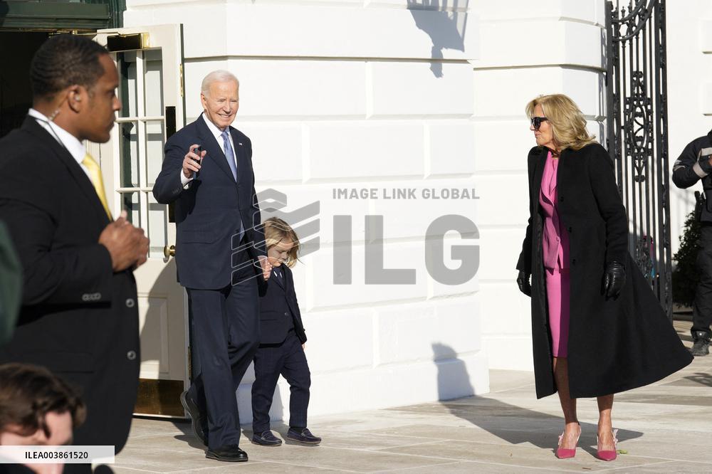 Joe Biden departs to Joint Base Andrews - Washington