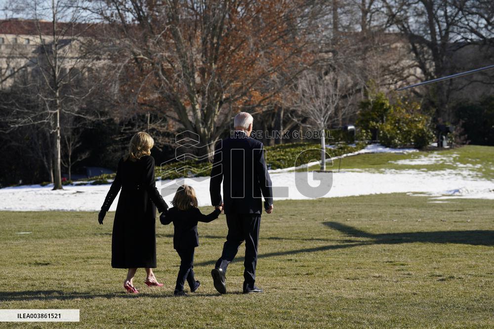 Joe Biden departs to Joint Base Andrews - Washington