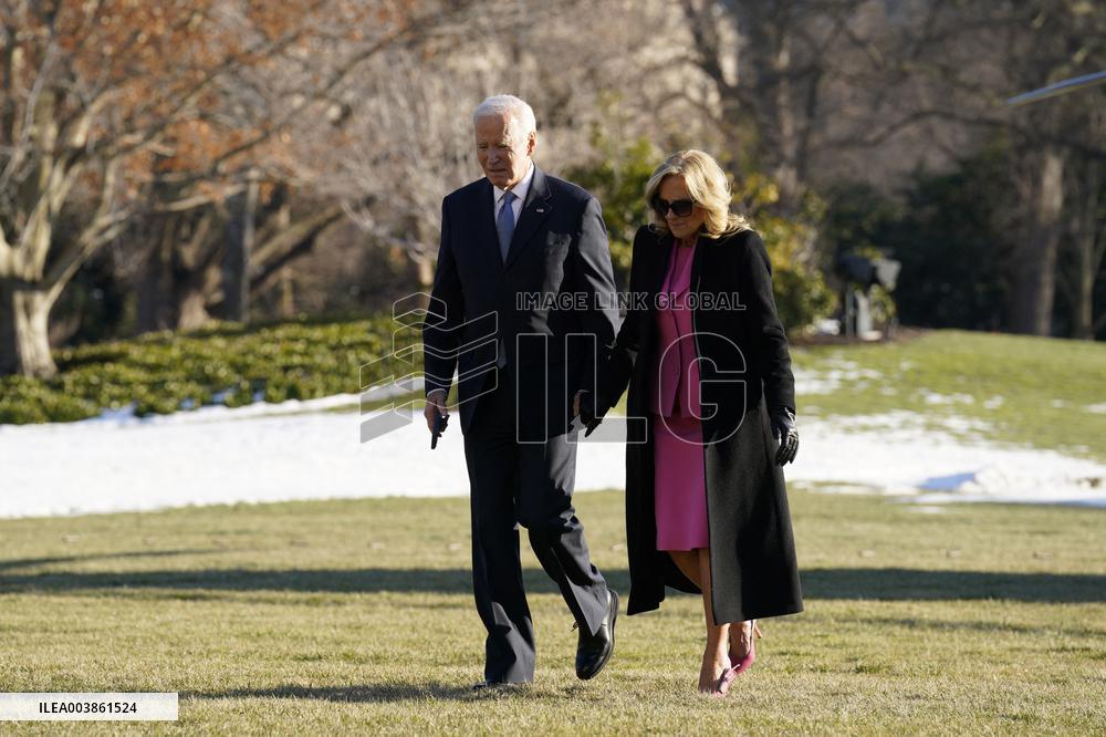 Joe Biden departs to Joint Base Andrews - Washington