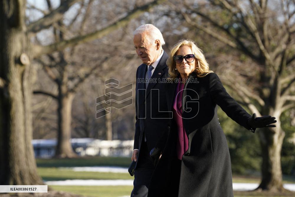 Joe Biden departs to Joint Base Andrews - Washington