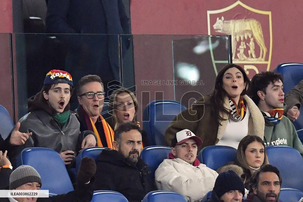 The actors Timothee Chalamet, Edward Norton with his wife and actress Monica Barbaro