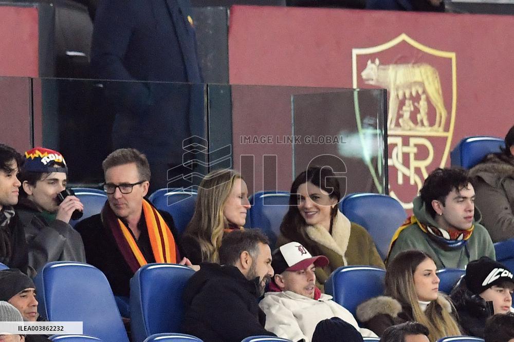 The actors Timothee Chalamet, Edward Norton with his wife and actress Monica Barbaro