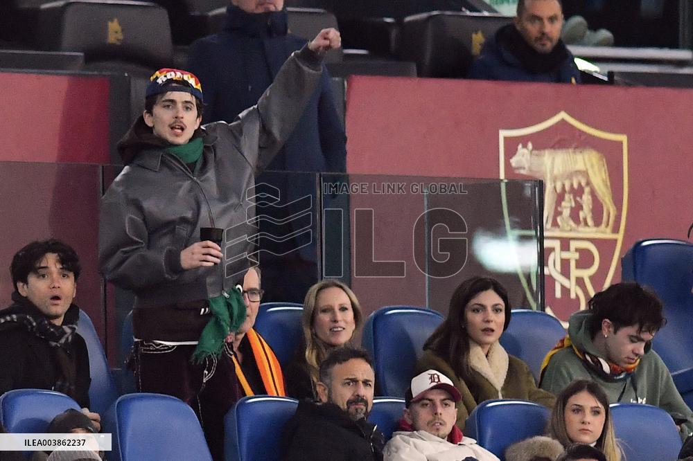 The actors Timothee Chalamet, Edward Norton with his wife and actress Monica Barbaro