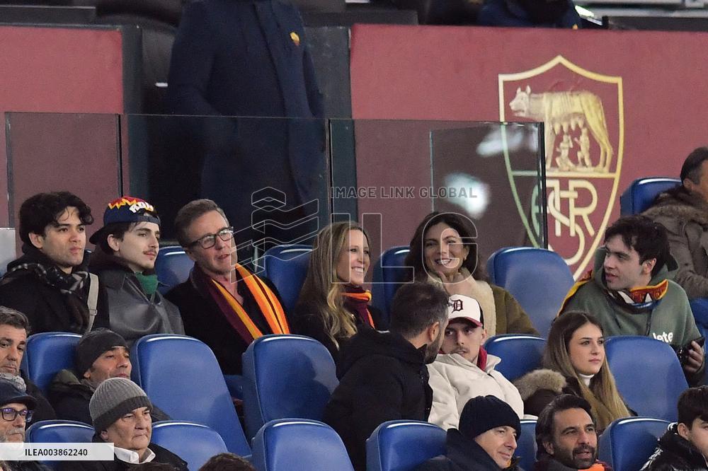 The actors Timothee Chalamet, Edward Norton with his wife and actress Monica Barbaro