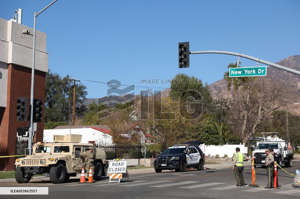 Disaster Areas Of Altadena After The Passage Of Eaton Fire - LA