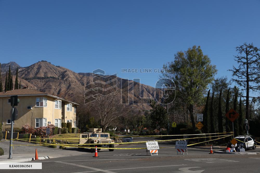 Disaster Areas Of Altadena After The Passage Of Eaton Fire - LA