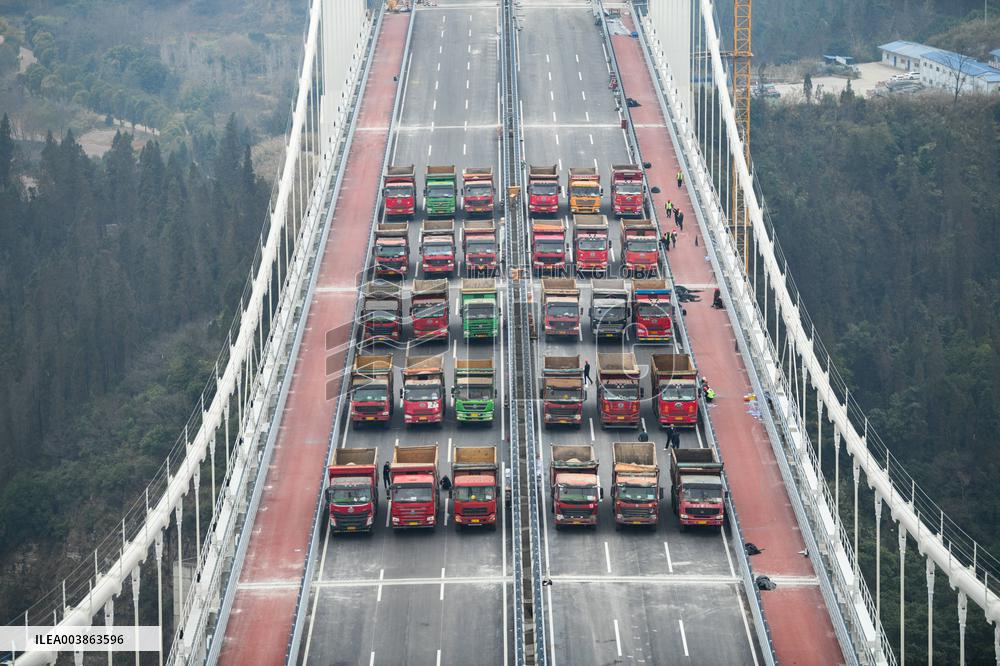 Jinzhou Bridge Load Test in Xingyi