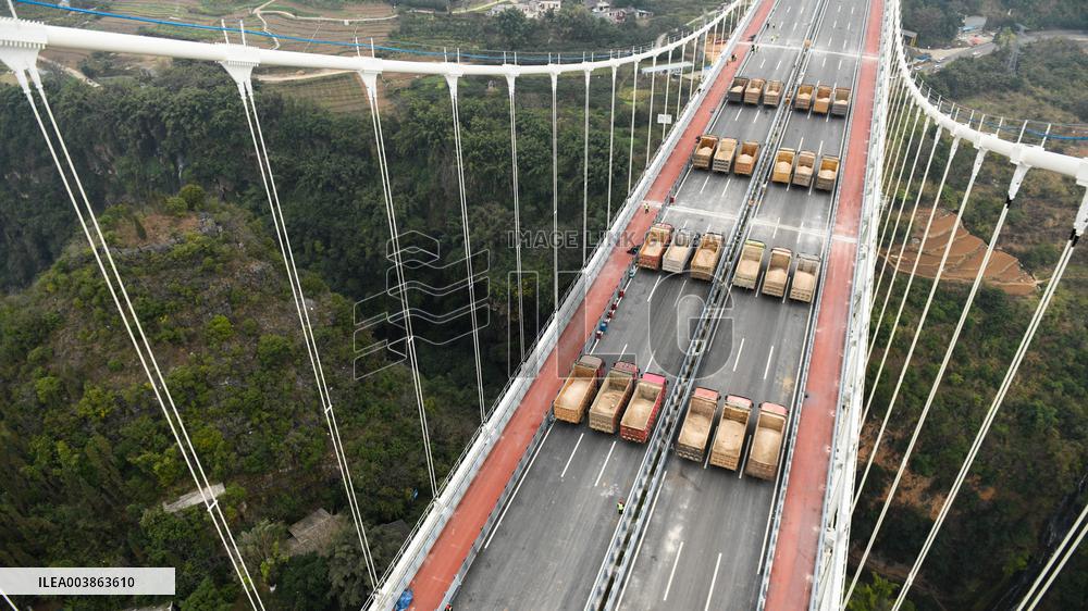 Jinzhou Bridge Load Test in Xingyi
