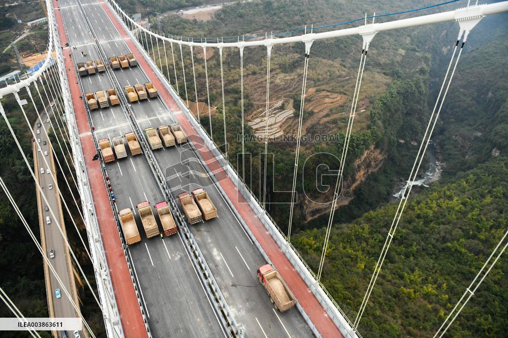Jinzhou Bridge Load Test in Xingyi