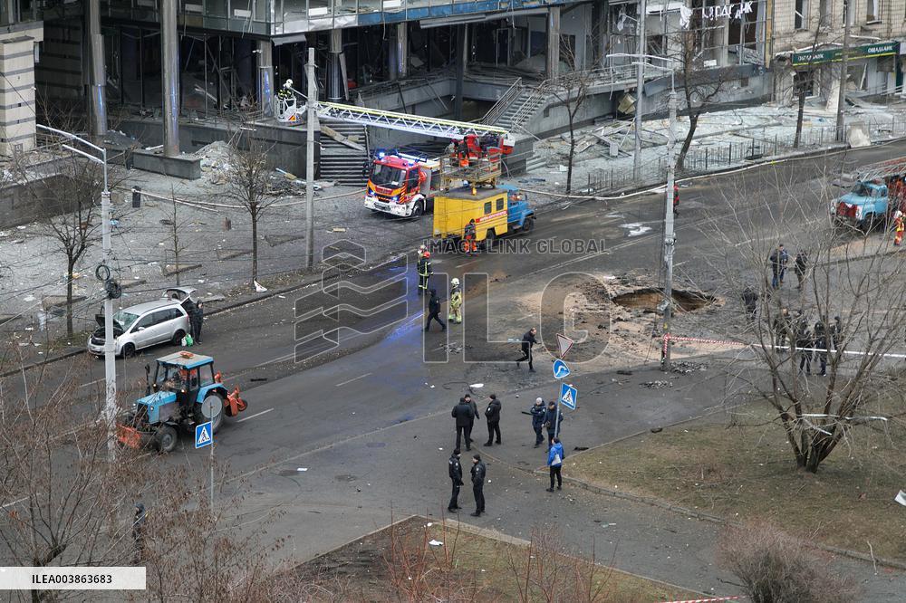 Russia attacks Kyiv with ballistic missiles