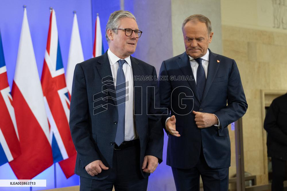 British PM Keir Starmer Meets With Donald Tusk - Poland