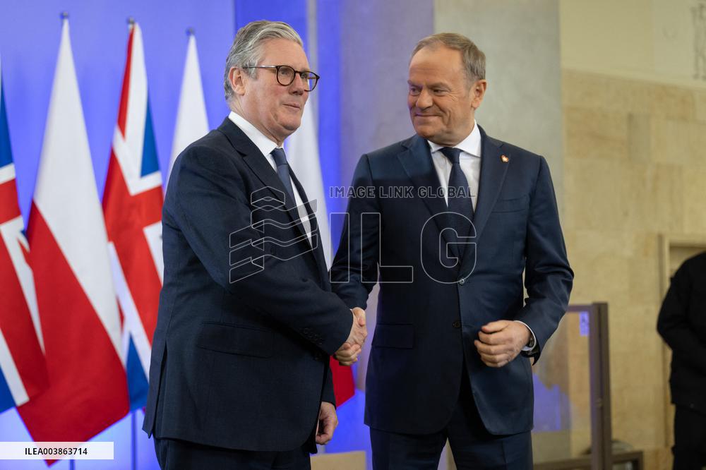 British PM Keir Starmer Meets With Donald Tusk - Poland