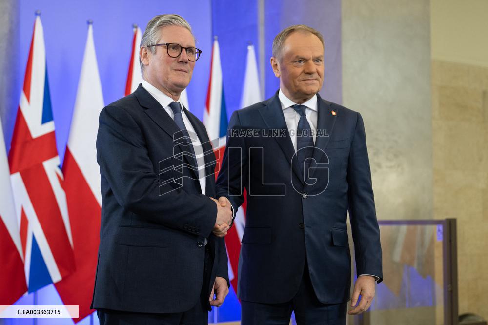 British PM Keir Starmer Meets With Donald Tusk - Poland