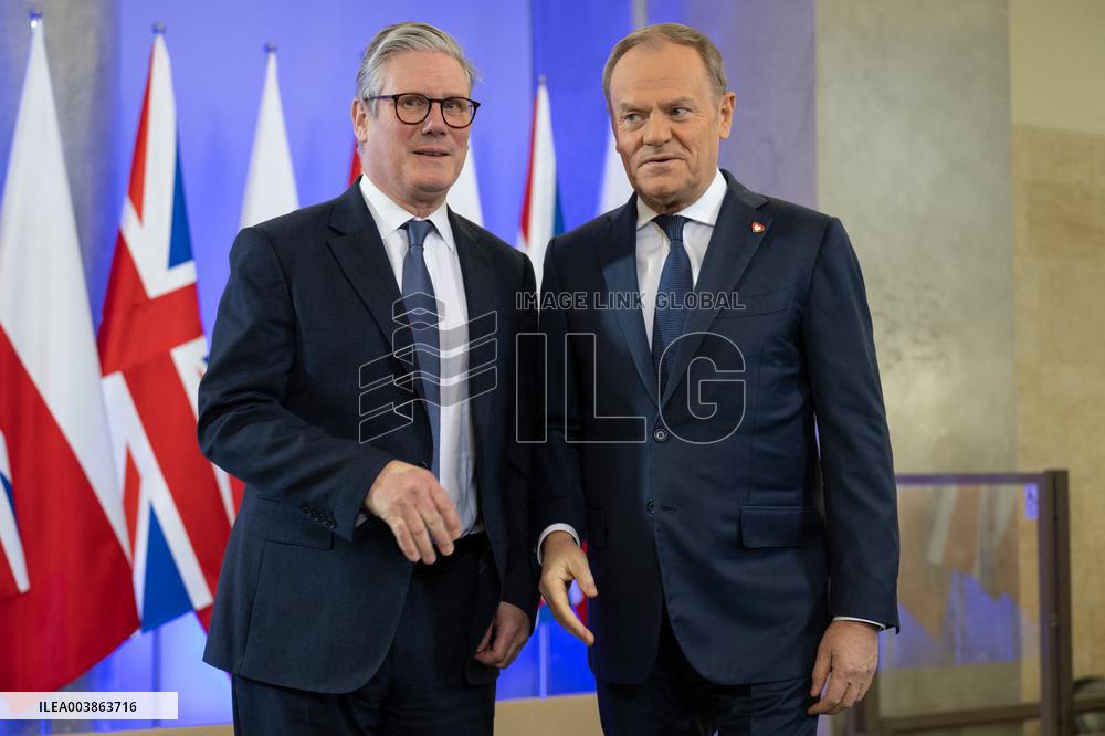 British PM Keir Starmer Meets With Donald Tusk - Poland