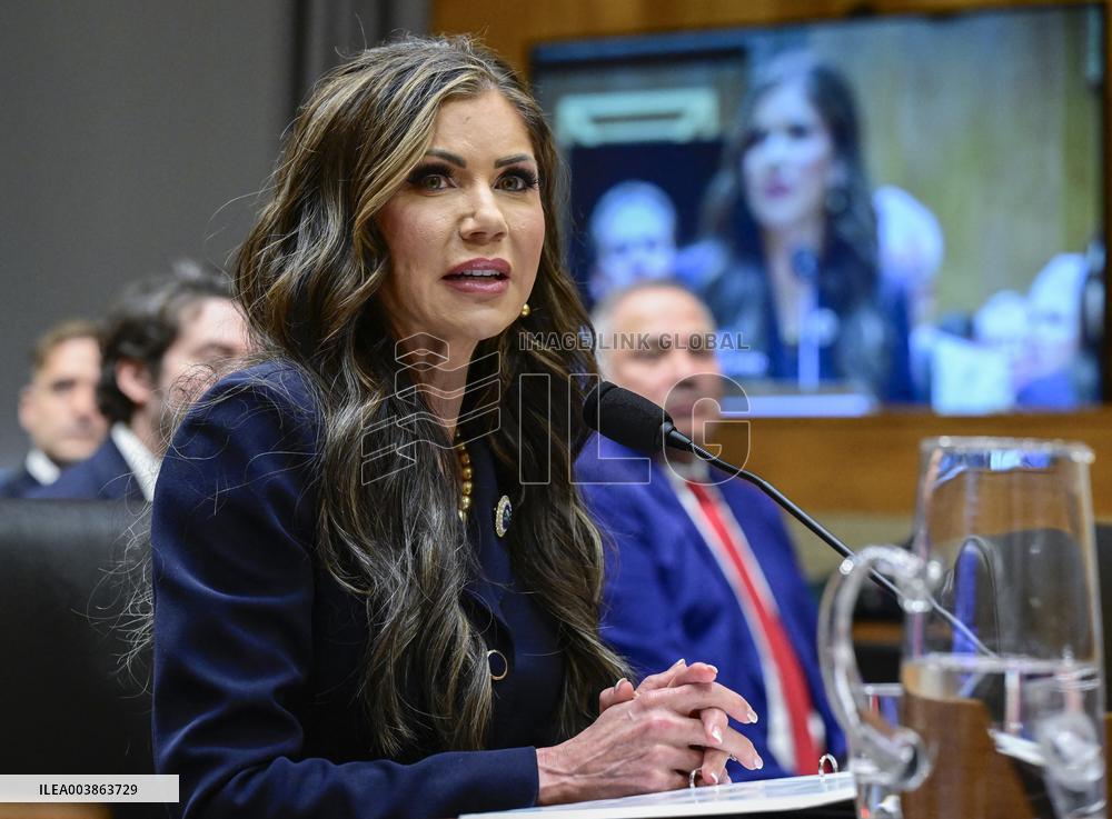 Kristi Noem Confirmation Hearing - DC