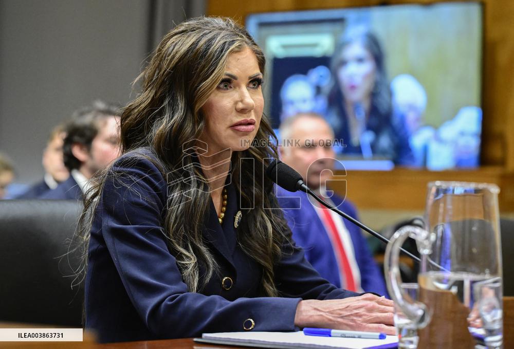 Kristi Noem Confirmation Hearing - DC