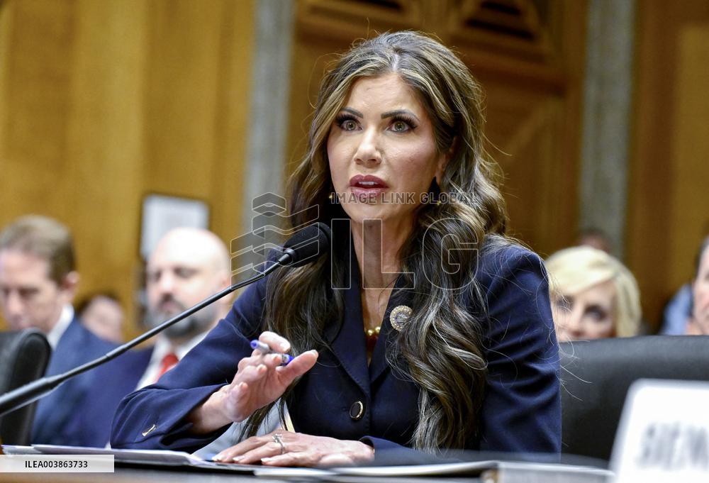 Kristi Noem Confirmation Hearing - DC