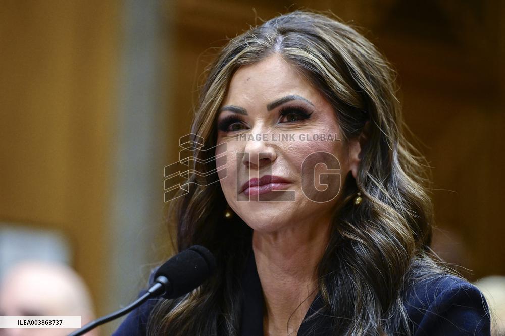 Kristi Noem Confirmation Hearing - DC