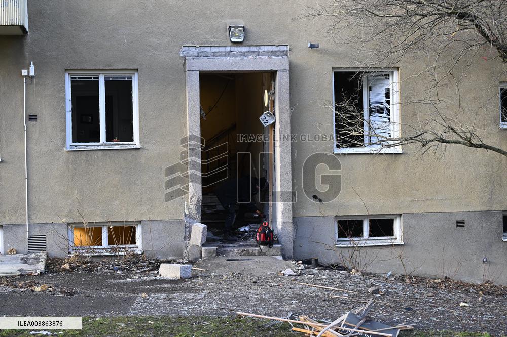 EXPLOSION BUILDING SWEDEN